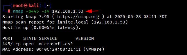 Password Cracking: SMB