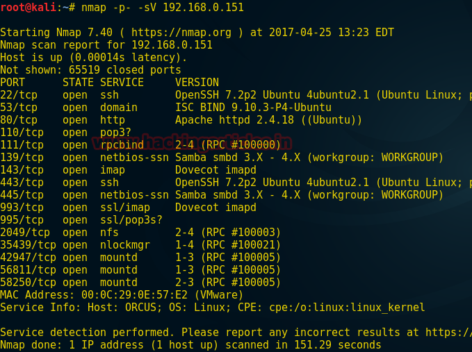 Hack the Orcus VM CTF Challenge