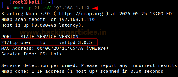 Password Cracking: FTP